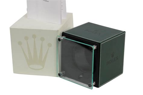 rolex green watch winder